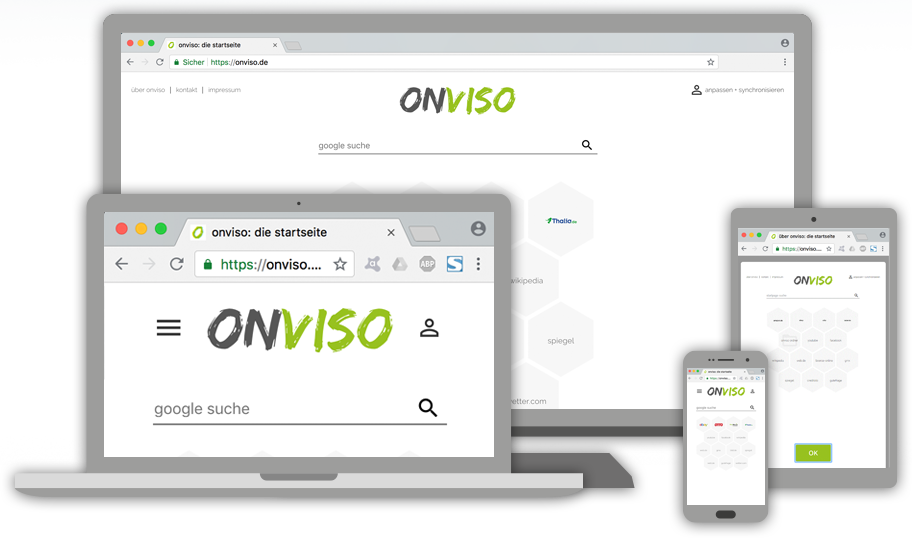 Webdesign für Onviso